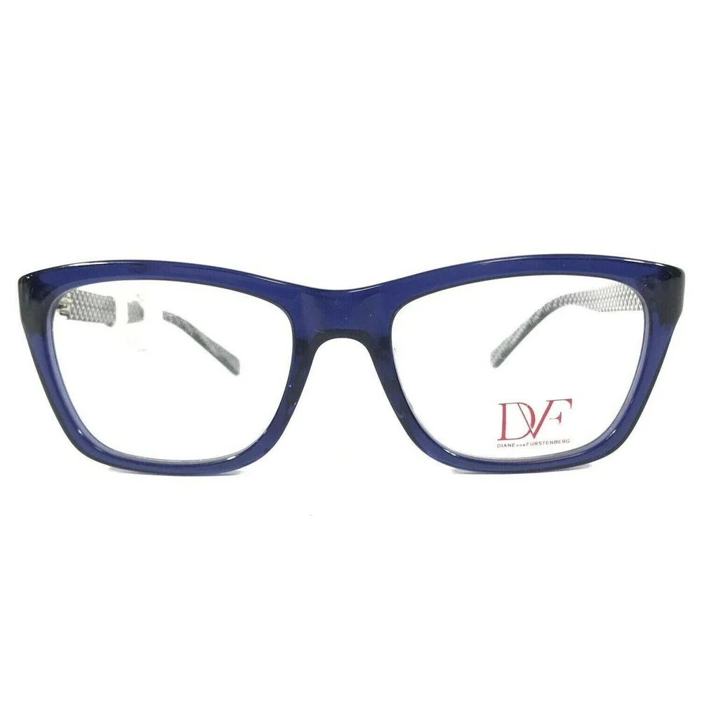Diane von Furstenberg Eyeglasses Frames DVF5063 416 Black Blue White 50-18-130